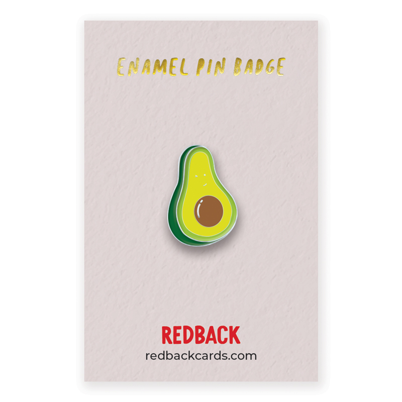 Avocado Enamel Badge