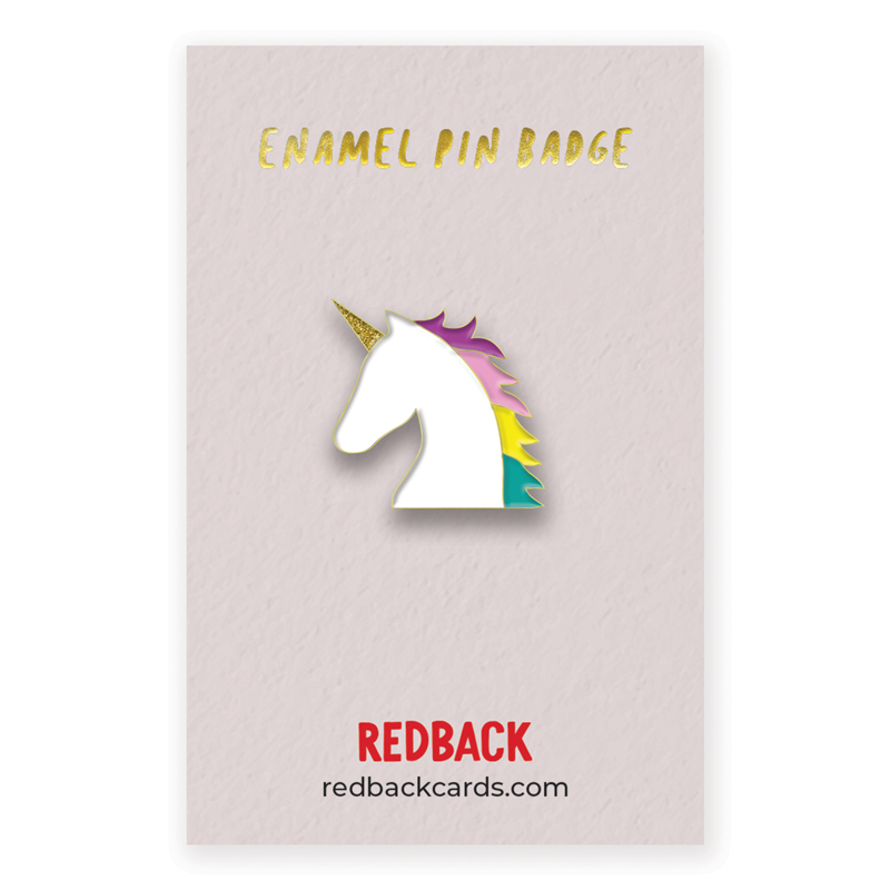 Unicorn Enamel Badge