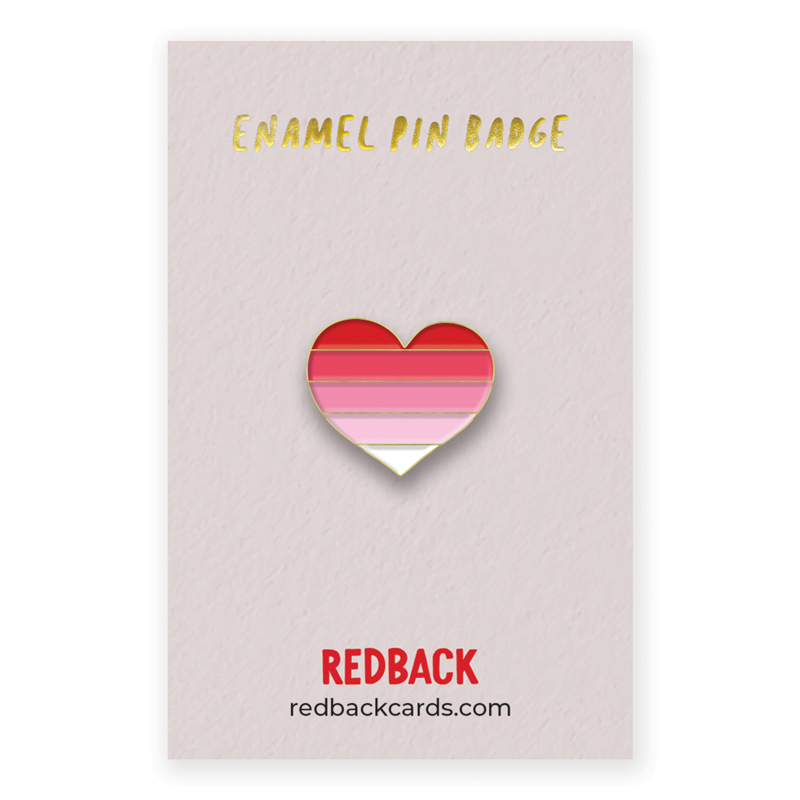 Heart Enamel Badge