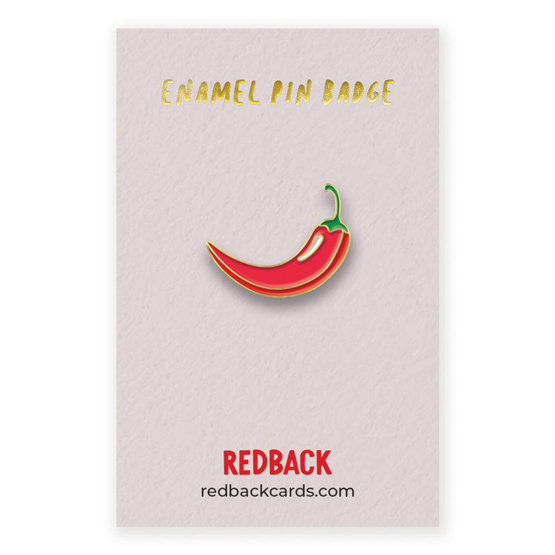 Chilli Enamel Badge