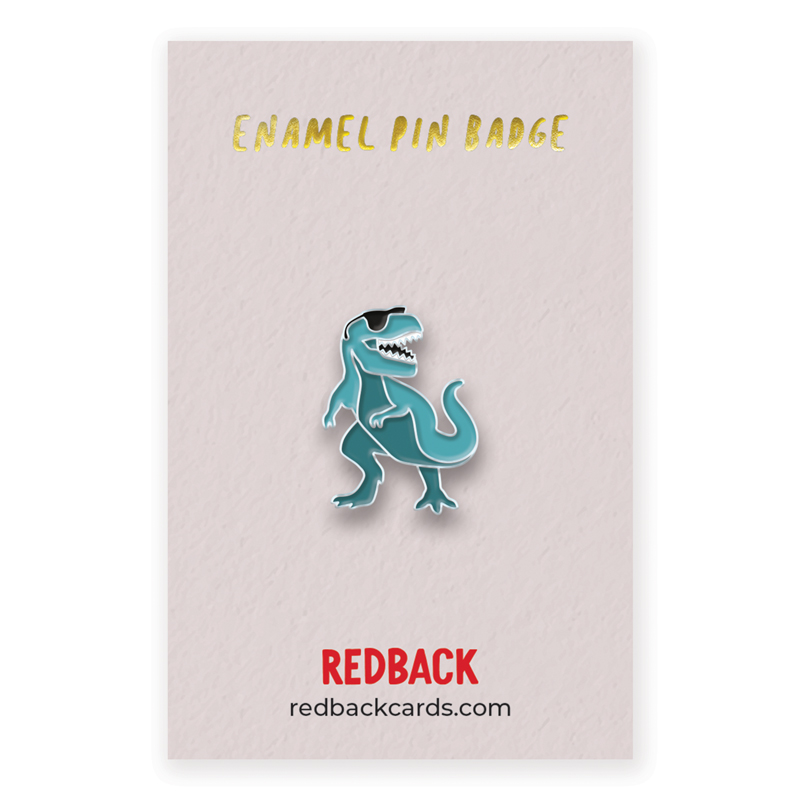 Dinosaur Enamel Badge