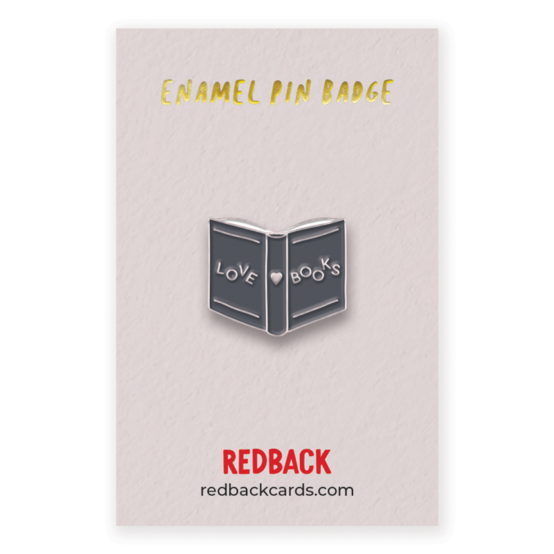 Book Enamel Badge